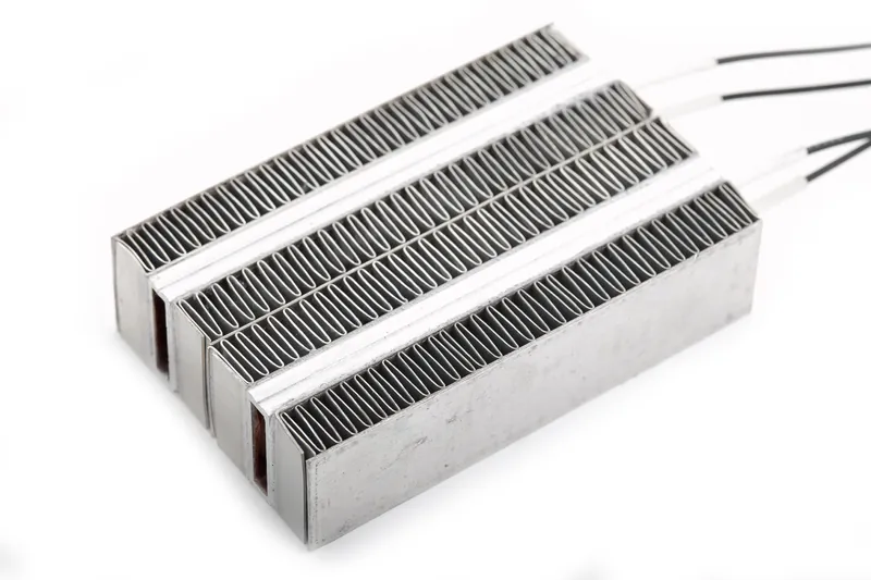 Finned air-heating module