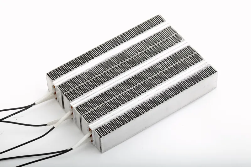 Four-row air heater